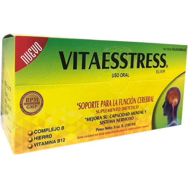 Vitaesstress Elixir Box 10 Units PDL Pharmacy